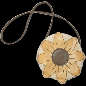 Little Girl's Sunflower Design Crossbody Bag